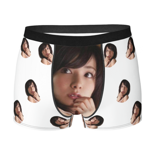 Men's underwear, customized with couple photos